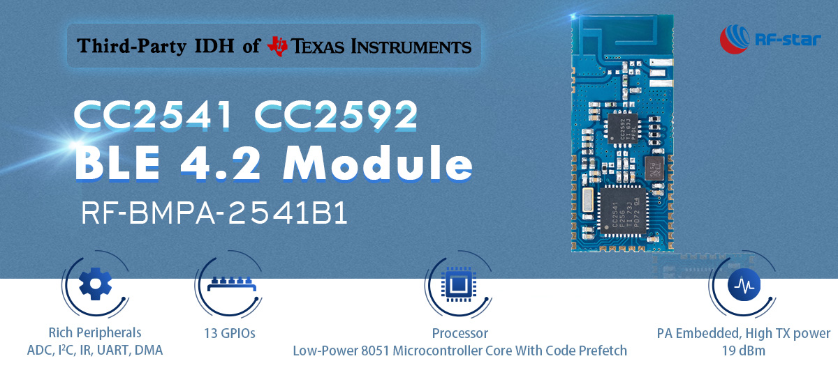 Zertifiziertes BLE4.2 CC2541-Modul