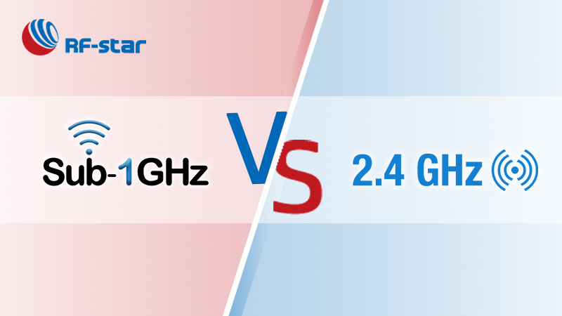 Sub-1GHz vs. 2,4 GHz HF von RF-star