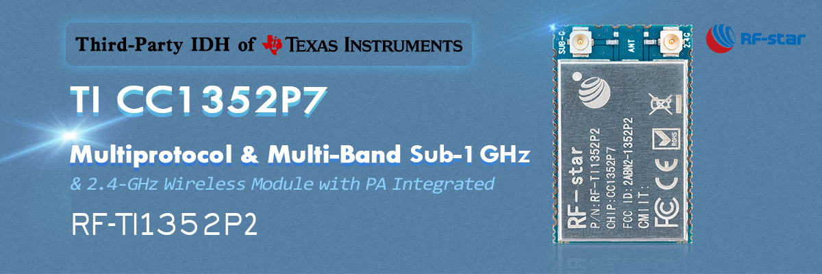 TI CC1352P7 Multiprotokoll- und Multiband-Sub-1-GHz-RF-TI1352P2