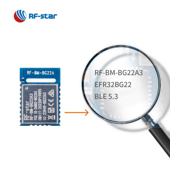 EFR32BG22 Low Power Bluetooth Master Slave Module RF-BM-BG22A3