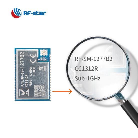 CC1312R Sub-1G Module Supporting 433 MHz 450 MHz Frequency