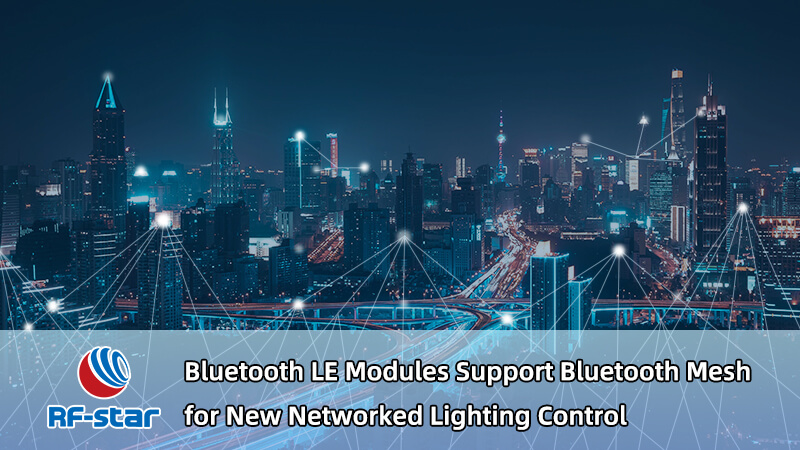 RF-star Bluetooth LE-Module unterstützen Bluetooth Mesh für eine neue vernetzte Beleuchtungssteuerung