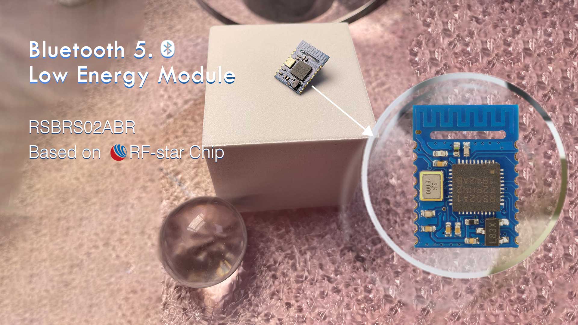 Bluetooth 5.0 Low Energy Modul RSBRS02ABR Basierend auf RF-Star Chip