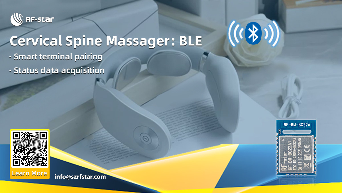 BLE Halswirbelsäulen-Massagegerät